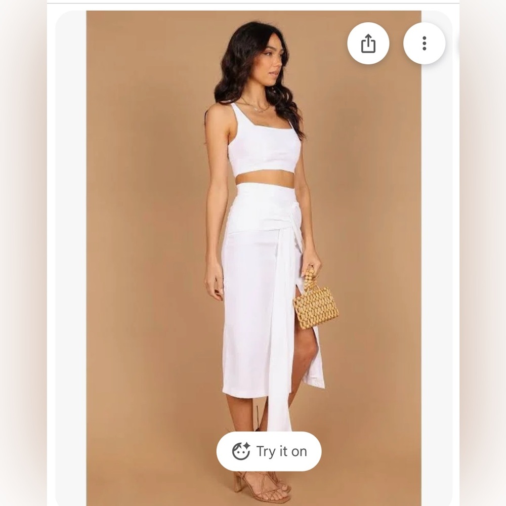 Petal & Pup Elegant White Top